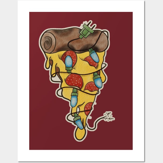 Oh pizza Tree Wall Art by tos42